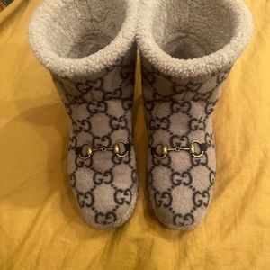 Gucci Wool Fria Boots Sz 39 Butterscotch